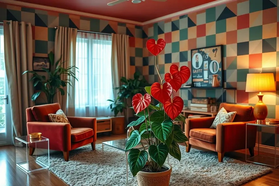 A História do Antúrio Rabinho-de-Porco e seu Papel na Jardinagem dos Anos 80
