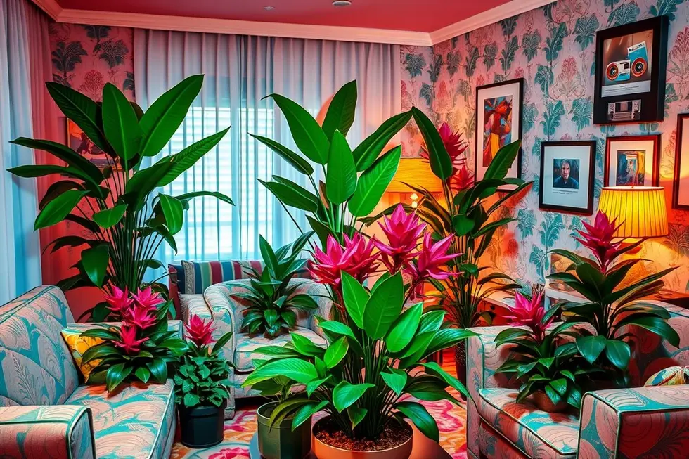 Por que o Antúrio Rabinho-de-Porco é o Ícone da Decoração dos Anos 80