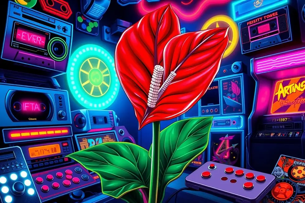 O Antúrio na Cultura Pop dos Anos 80