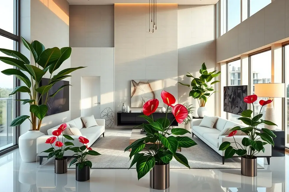 Decoração com Antúrio: Como integrá-lo ao seu ambiente