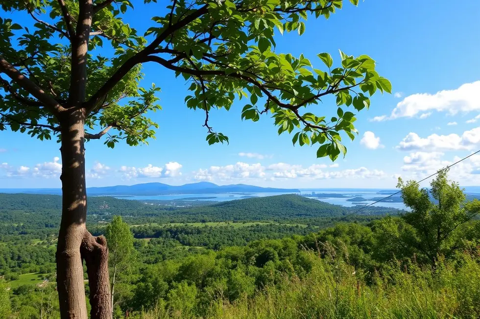 Vista de um cenário natural representando tratamentos naturais