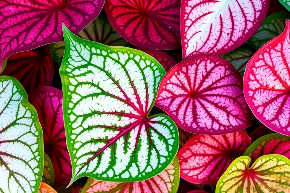 Sete Variedades de Caladium e Seus Cuidados Específicos