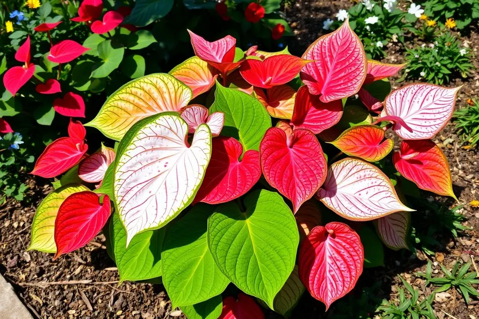 Como a Beleza do Caladium Conquista Jardins