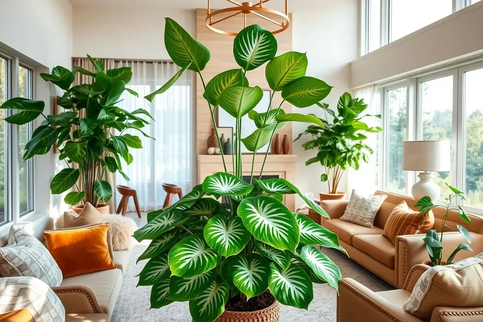 Caladium na Decoração: Como Usá-los em Ambientes Internos e Externos