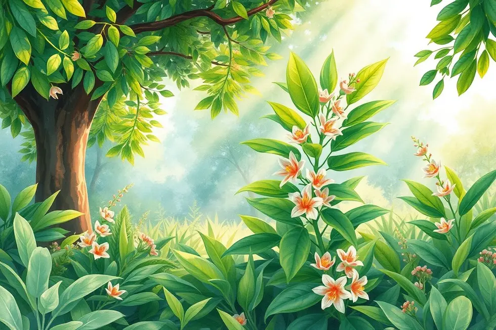 Imagem de capa do guaimbê em um belo jardim.