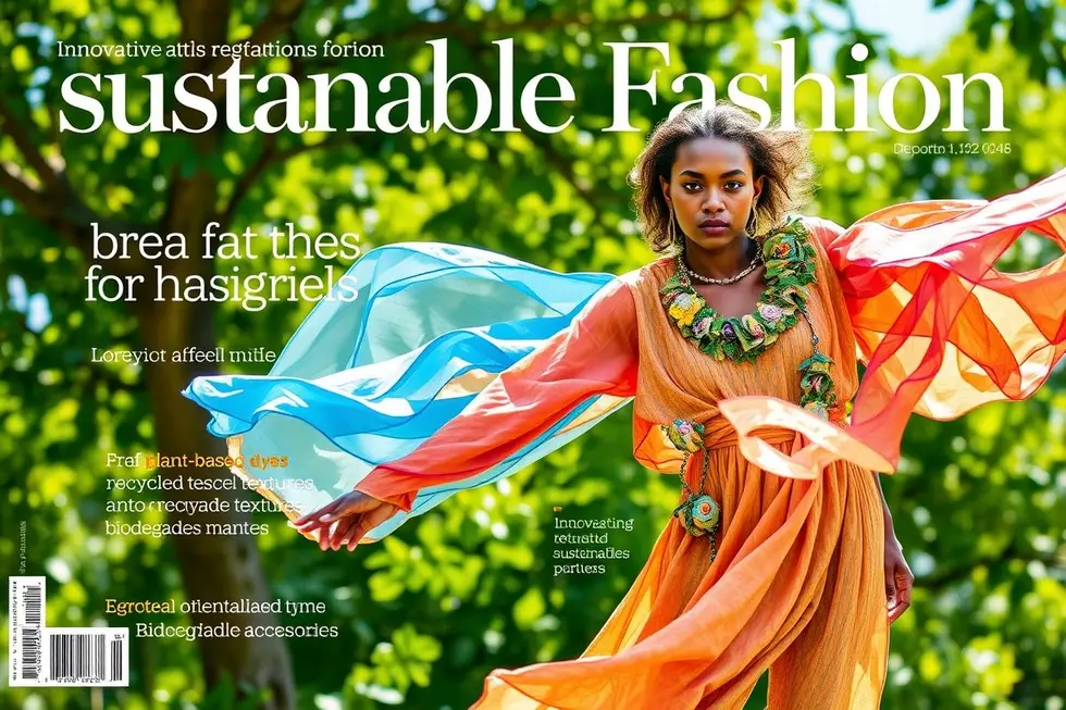 Moda sustentável com materiais ecológicos