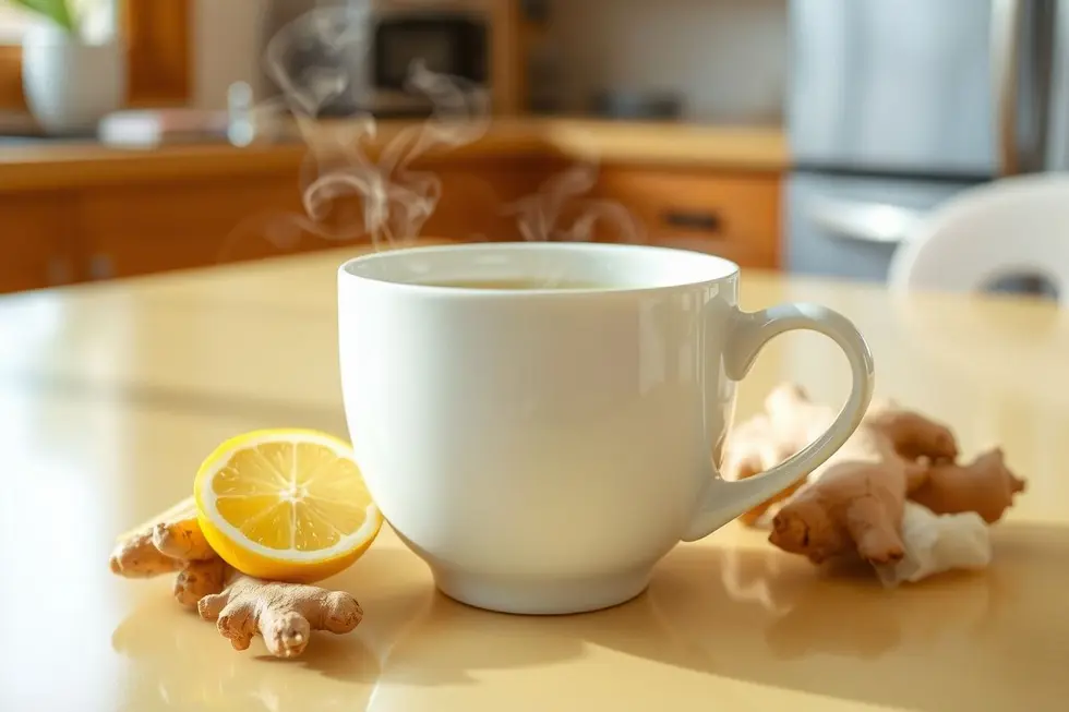 Chá de Gengibre como Estimulante Digestivo