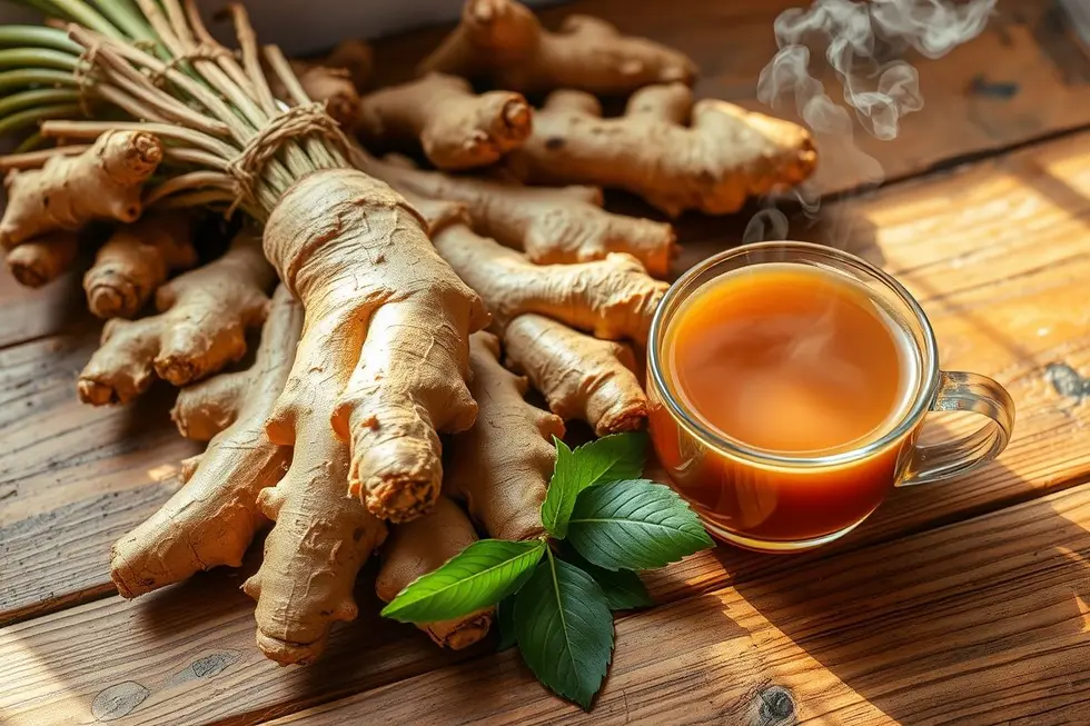 Gengibre: um aliado natural para cólicas intestinais