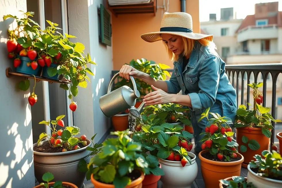 Cuidados essenciais para o cultivo de morangos em vasos