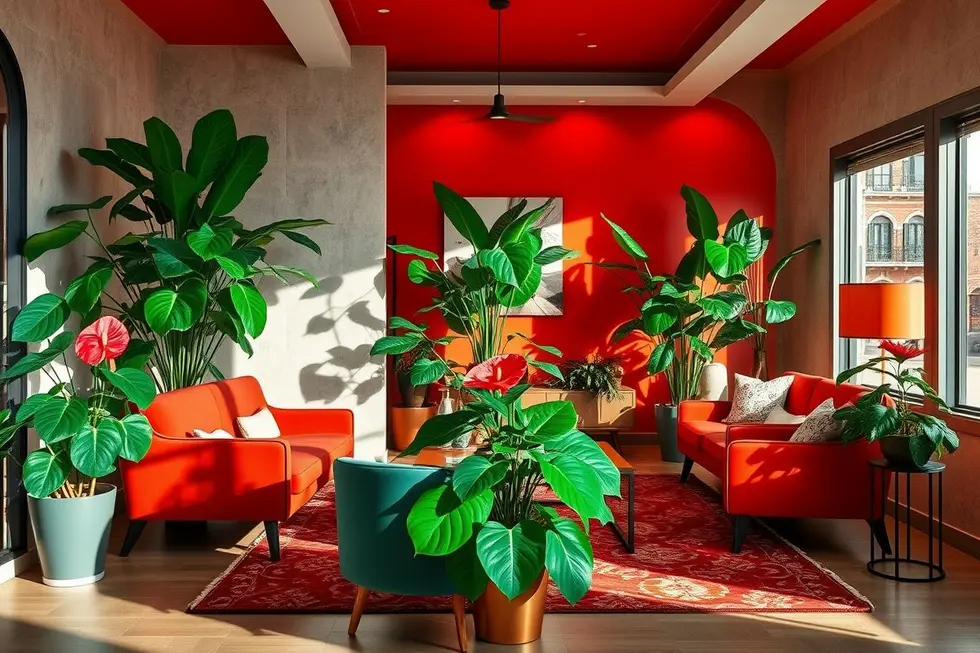 Integrando o Antúrio na Sua Decoração Moderna