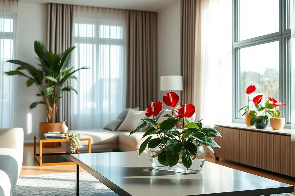 Incorporando o Antúrio na Sua Decoração: Estilo e Criatividade