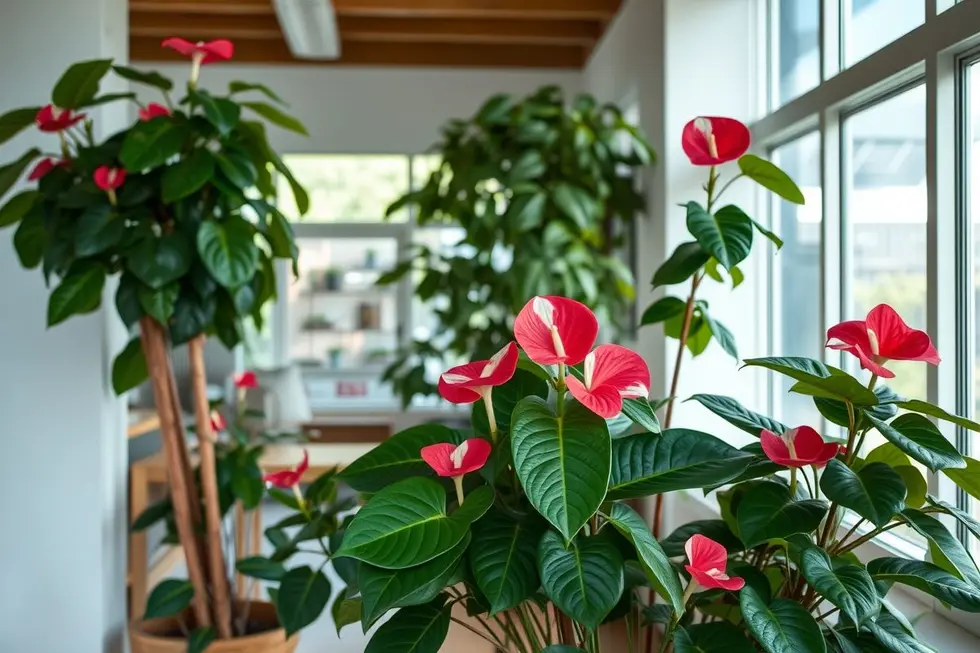 Estilos de Decoração com Antúrio: Recriando a Atmosfera dos Anos 80