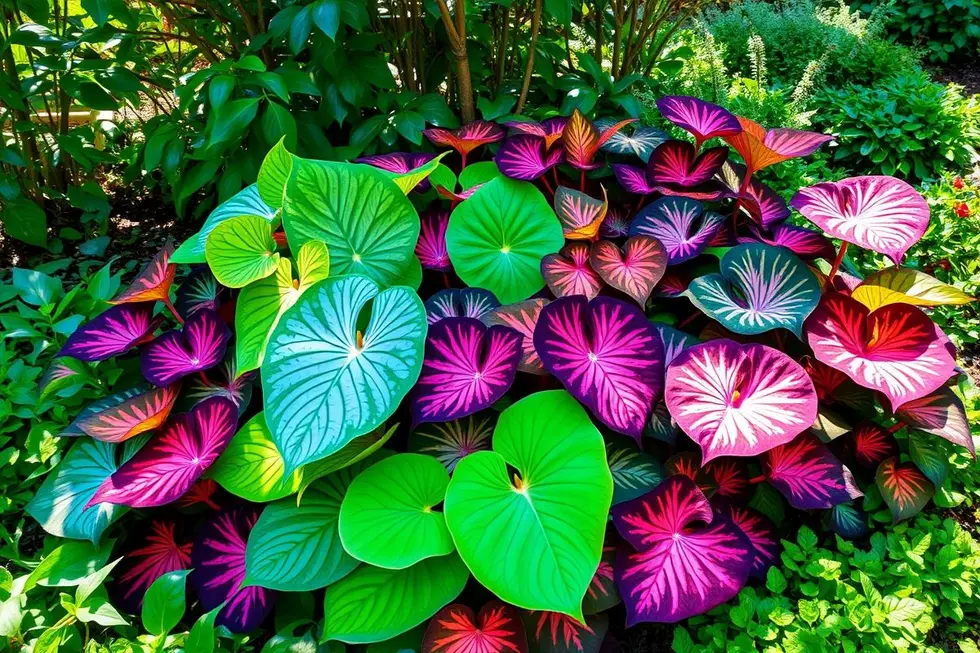 A Mágica do Caladium: Entendendo sua Origem e Variedades