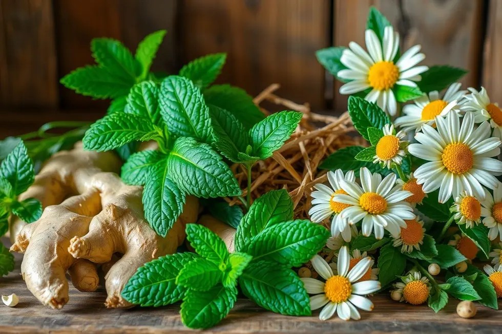 Ervas e remédios naturais para o bem-estar digestivo