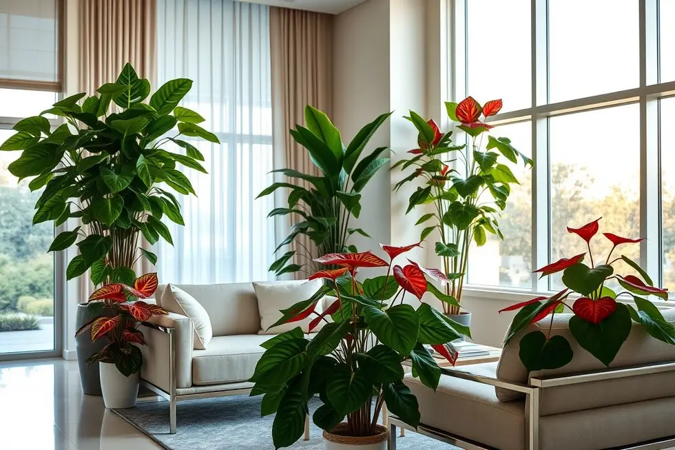 Usando Caladiums em Jardins e Interiores: Inspirações e Estilos
