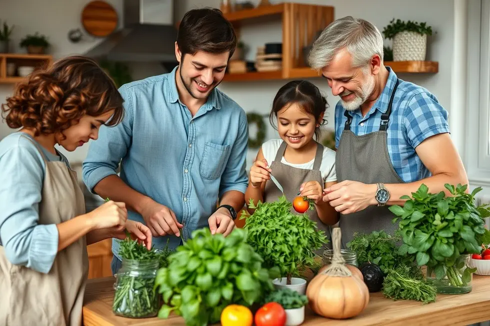 Atividades em Família com Plantas Medicinais:Do Jardim à Cozinha