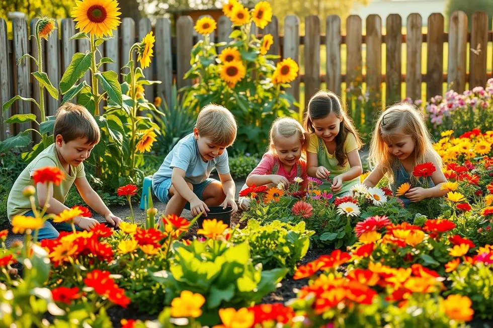 Os Benefícios de um Jardim Familiar