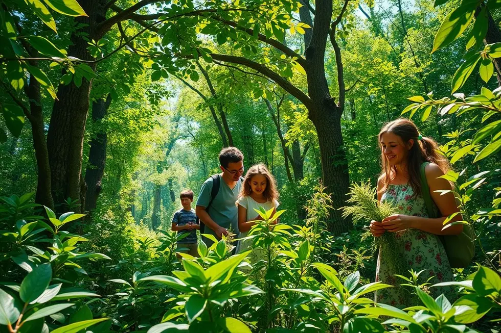 Atividades ao Ar Livre: Envolvendo Plantas Medicinais na Diversão Familiar