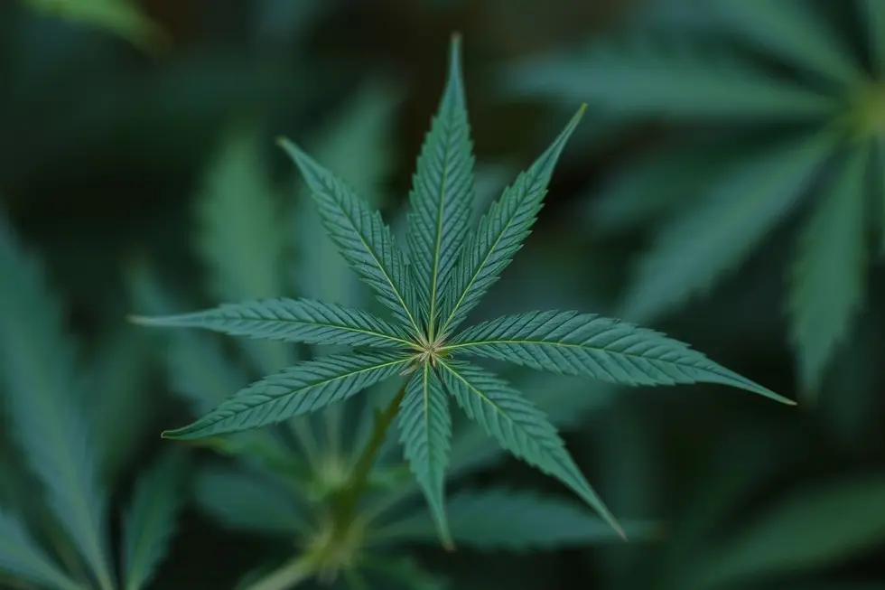 Folha de cannabis representando o canabidiol e seus benefícios naturais.