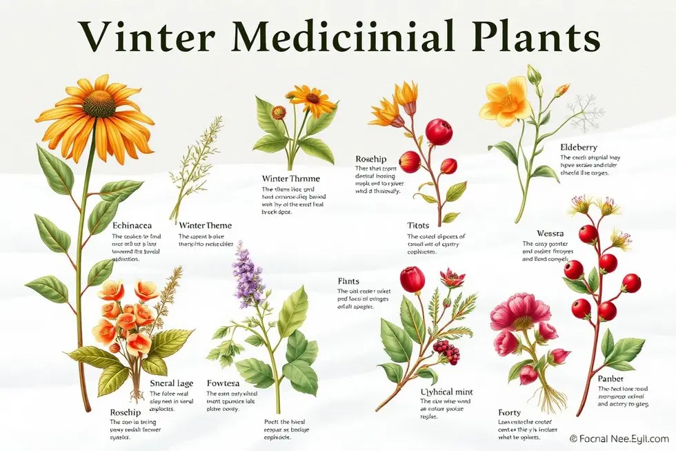 8 Plantas Medicinais que Prosperam no Frio