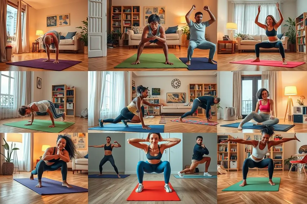 Os 8 Exercícios que Você Pode Fazer em Casa