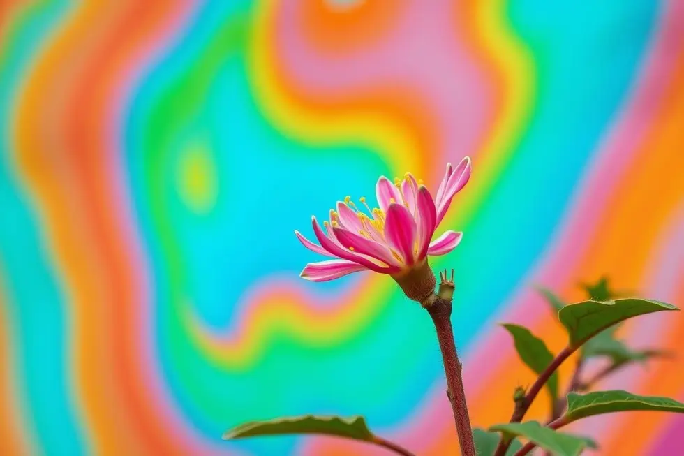 Close-up de uma flor de Antúrio Rabinho-de-Porco