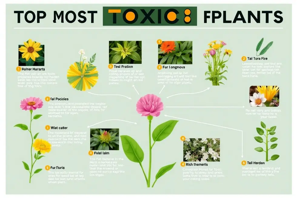 As 10 plantas tóxicas mais comuns em lares