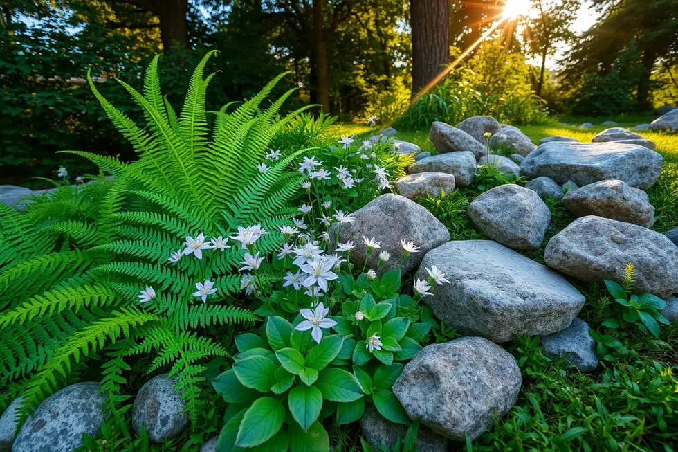 Integração de samambaias em projetos de paisagismo