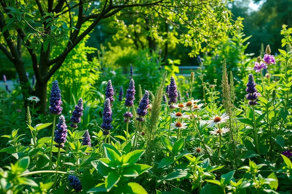 Jardim de plantas medicinais