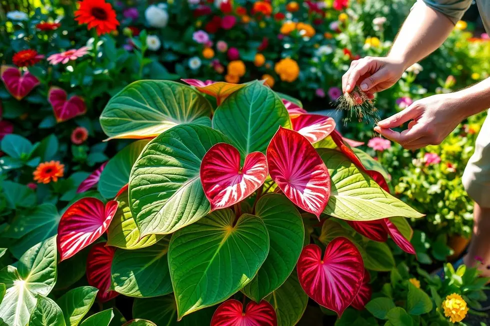 Mantendo a Beleza do Caladium: Manutenção e Cuidados ao Longo do Ano