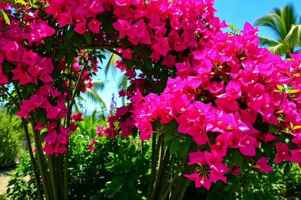 Jardim de plantas medicinais com destaque para o guaimbê