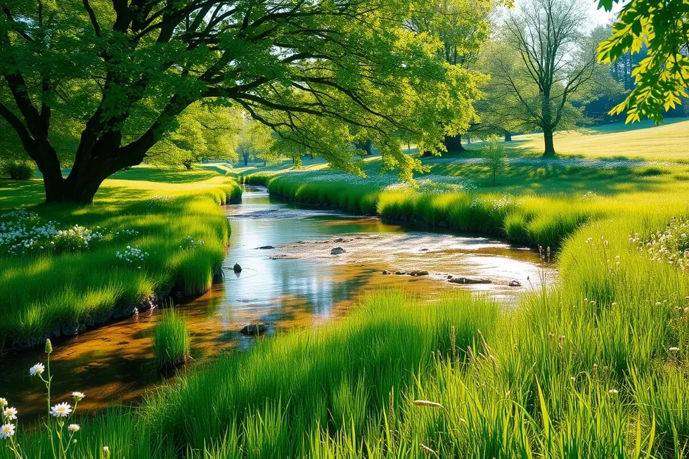 Cenário natural simbolizando saúde e bem-estar