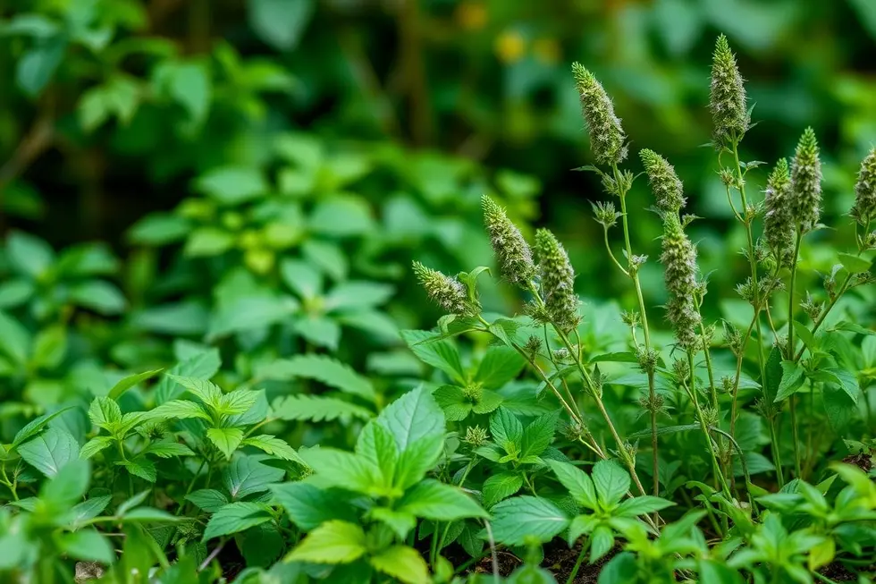 Cenário natural com plantas que promovem a saúde e bem-estar.