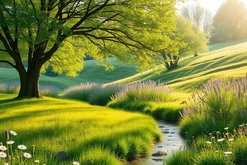 Paisagem natural simbolizando remédios para dor de cabeça