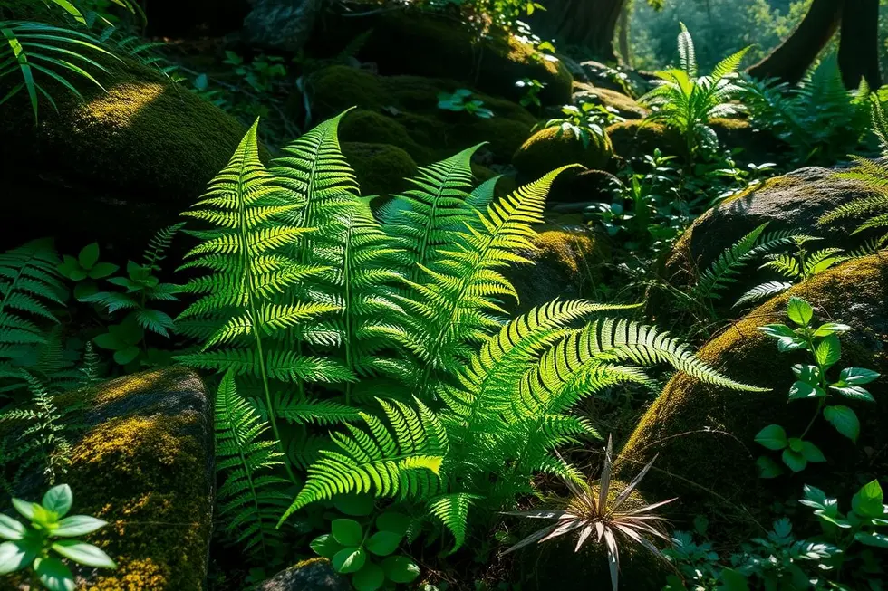 Incorporando Samambaias na Paisagem