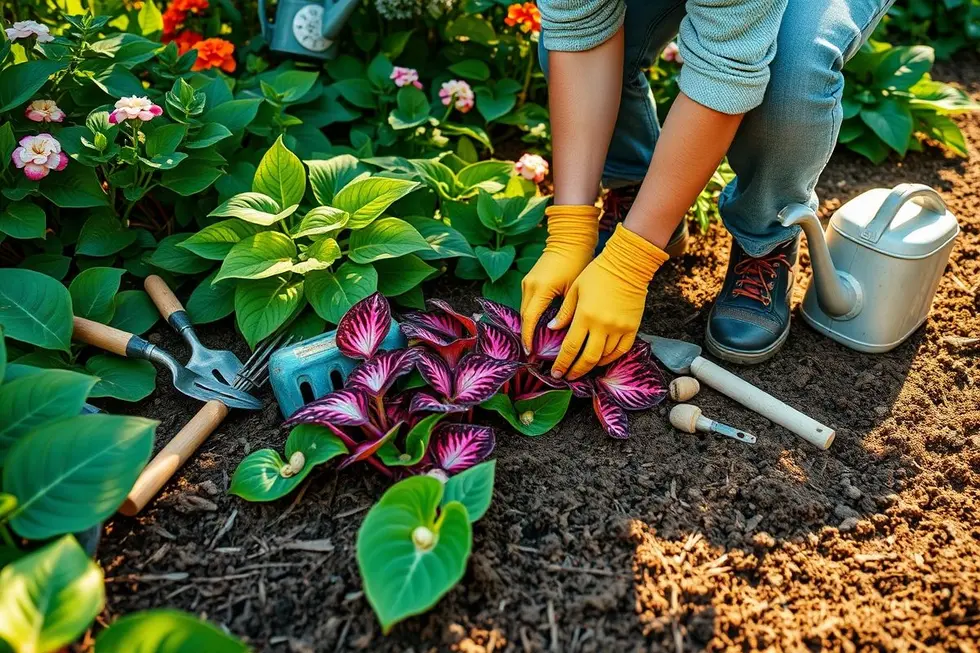 Cultivo do Caladium: Passo a Passo para um Jardim Colorido