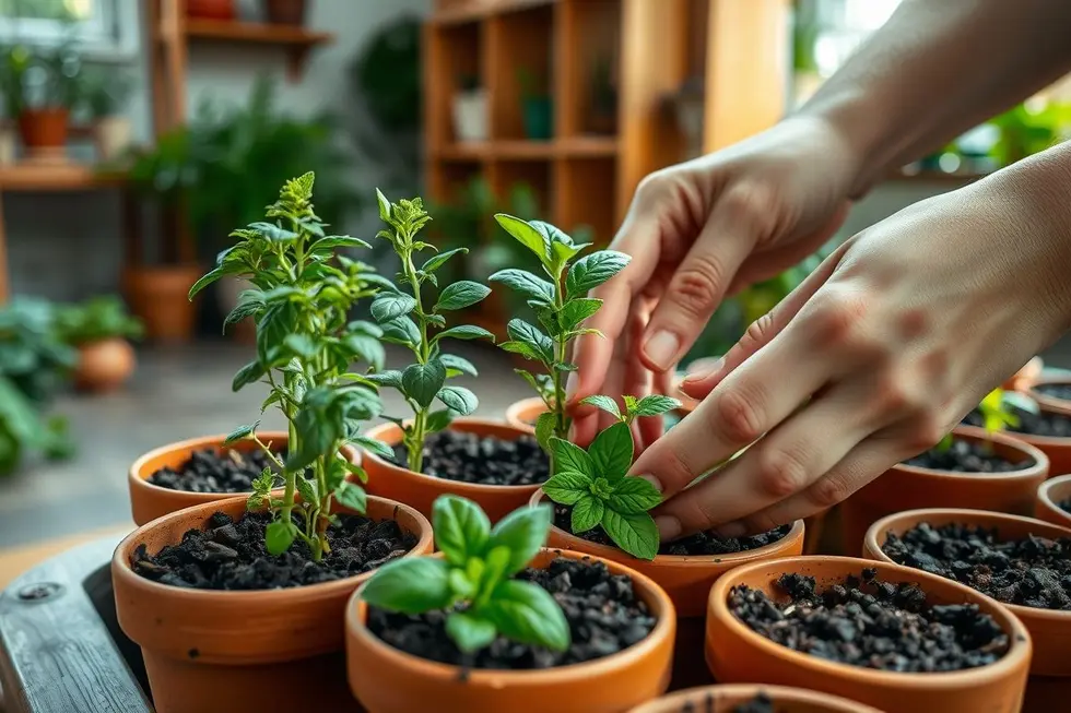 Cultivando suas próprias ervas em casa