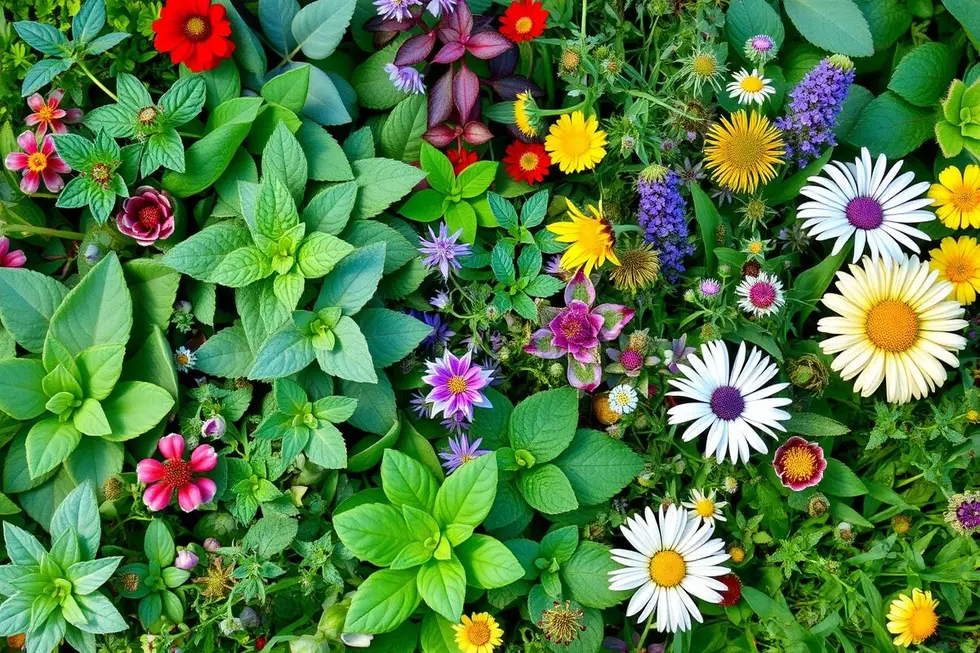 Diversas plantas medicinais para o alívio de resfriados
