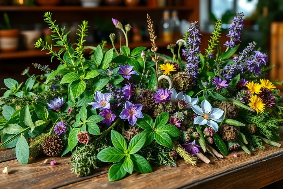 Tabela com plantas medicinais para ganho de peso