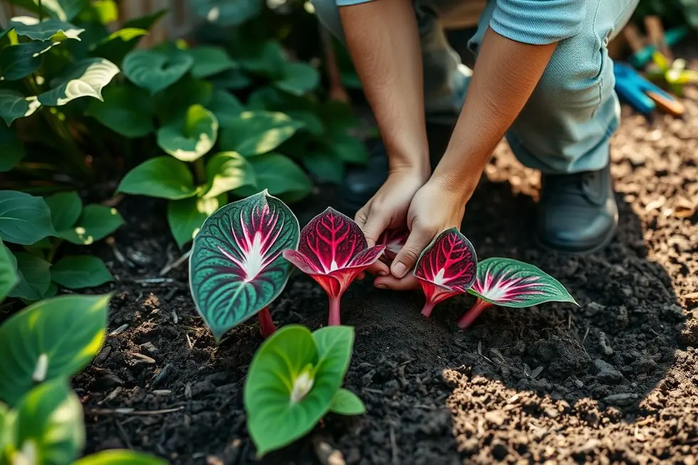Cultivando Caladium: Do plantio à manutenção