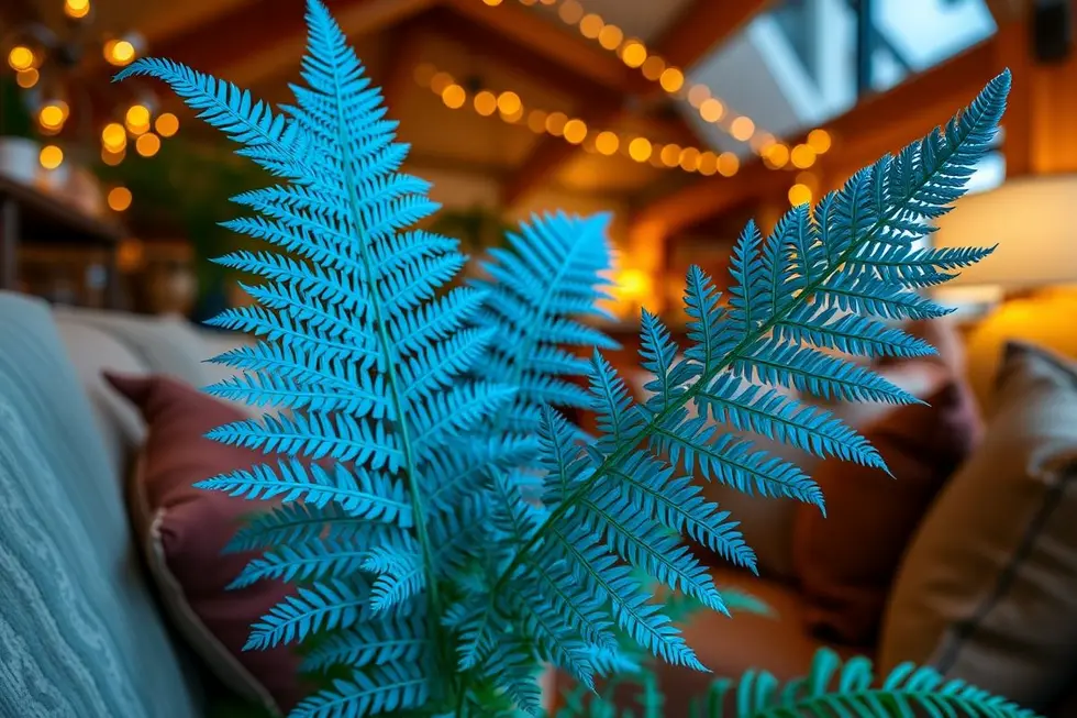 Samambaia Azul: Toque Tropical em Casa