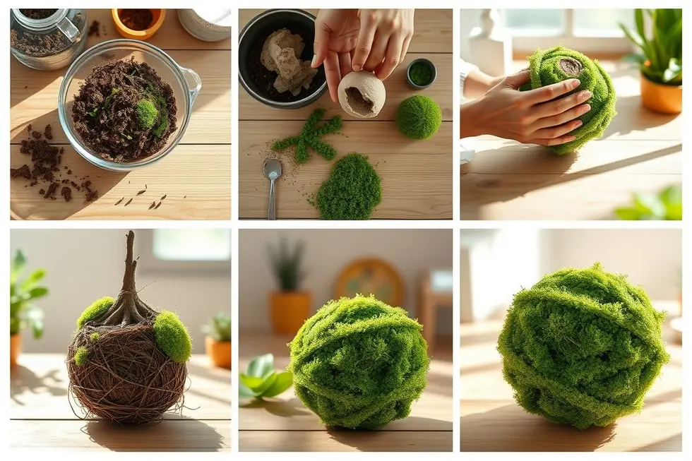 Como preparar o substrato kokedama: um guia passo a passo