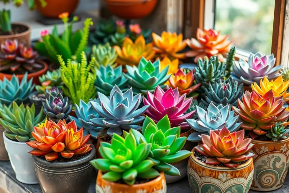 A felicidade de cultivar a suculenta