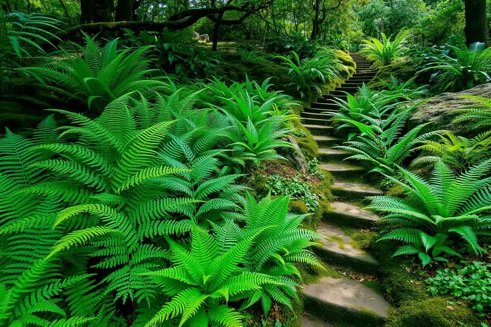 A beleza e a variedade das samambaias