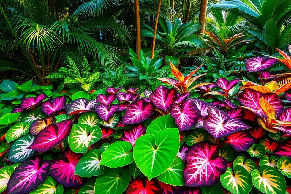 O Encanto das Variedades do Caladium