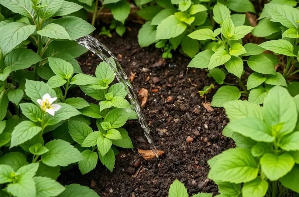 Usando Seu Adubo Caseiro em Plantas Medicinais