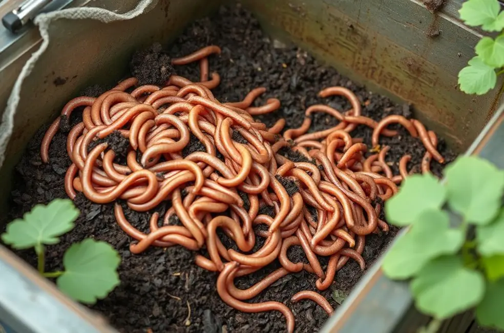 Minhocas e compostagem: uma combinação perfeita