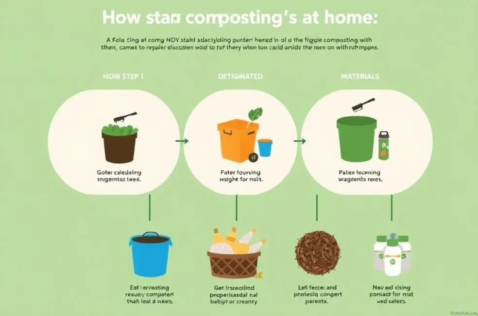 Passo a passo para iniciar sua compostagem em casa