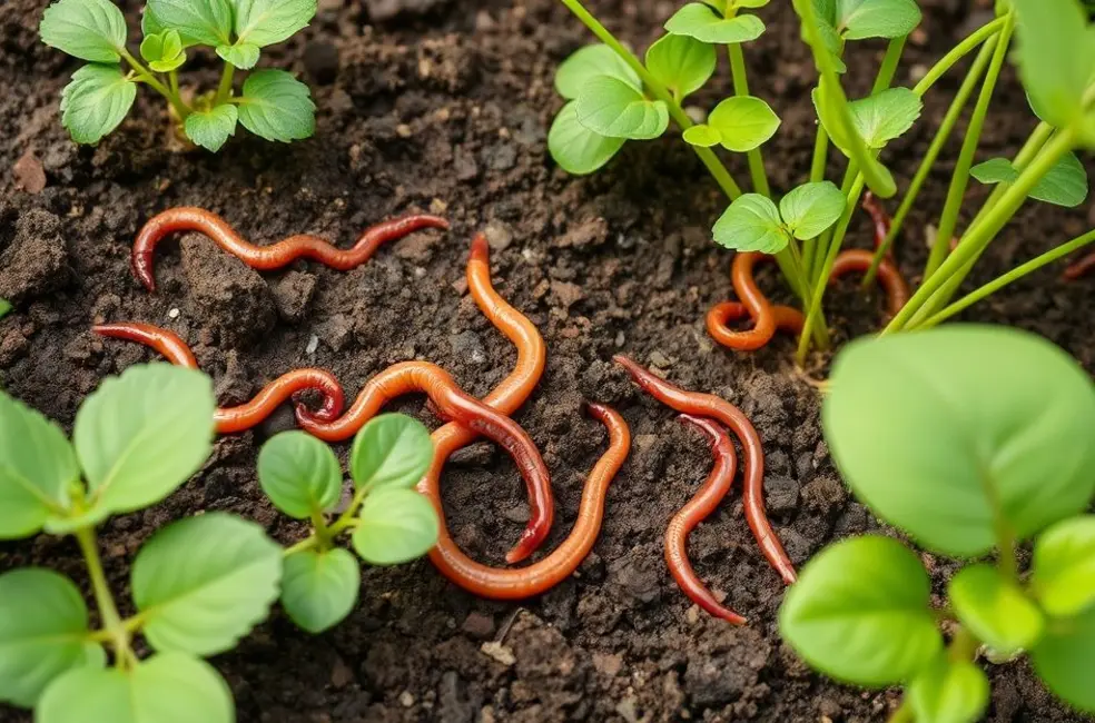 O papel das minhocas na fertilidade do solo
